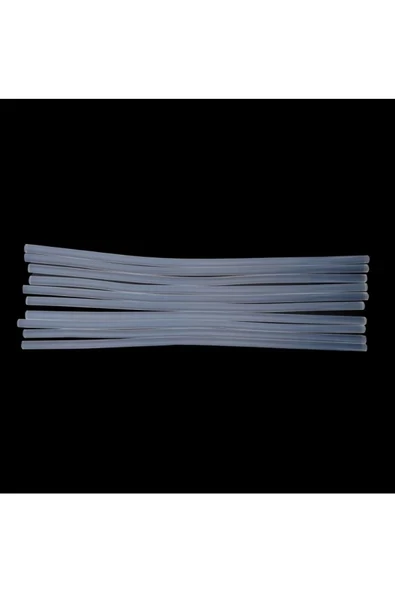 Tek-İş 30 Cm Sıcak Mum Silikon Çubuk Silikon Büyük Boy 10 Adet Kalın Çap 10 Mm ürün görseli 1