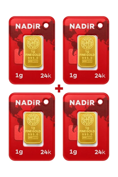 Nadir Gold 24 Ayar 4 Gram Külçe Altın ürün görseli 1