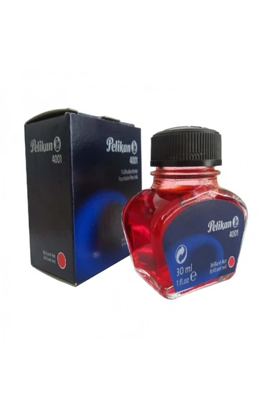 Pelikan Dolma Kalem Mürekkebi 30 ml Kırmızı 4001 ürün görseli 1