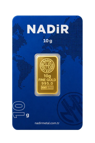 Nadir Gold 24 Ayar 10 Gram Külçe Altın (1 Adet 10 Gram Külçe Altın ) ürün görseli 1