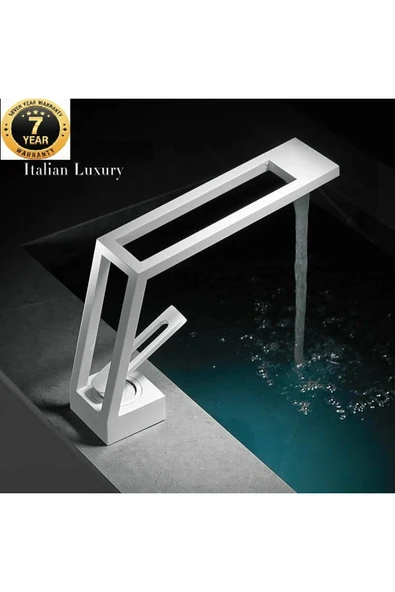 Banyo Lavabo Bataryası Tarz Model Yeni Tasarım Beyaz Renk 7 Yıl Garantili İthal ürün görseli 1