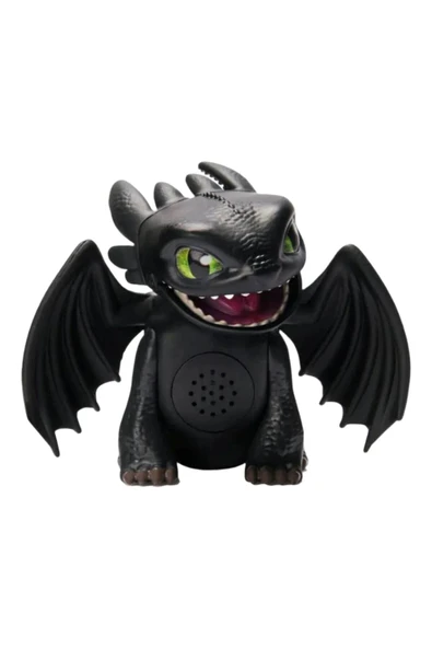 Spin Master Dreamworks Dragons Mini İnteraktif Ejderha TOOTHLESS 6072696 20151465 - Resim 4