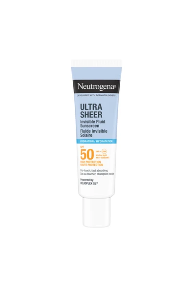 Neutrogena Ultra Sheer Hydrating Fluid SPF50 Yüz Güneş Koruyucu, 50 ml ürün görseli 1