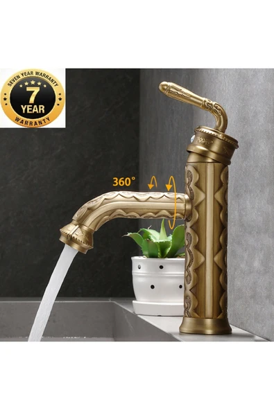 Banyo Lavabo Bataryası Yeni Desenli Tasarım ANTİK Renk 7 Yıl Garantili İthal ürün görseli 1