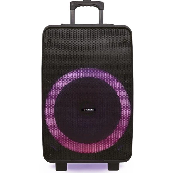 Rose HP-2300 Partybox Kablosuz Çift El Mikrofonlu Sarjlı Bluetooth 15” Hoparlör ürün görseli 1