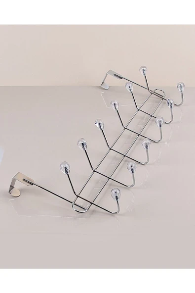 Askıcı Kapı Arkası Metal Askı Kristal Boncuklu 2 Adet Amerikan Kapı Arkası ürün görseli 1