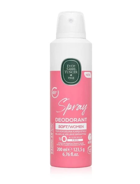 Eyüp Sabri Tuncer Soft - Kadın Sprey Deodorant 200 ml ürün görseli 1