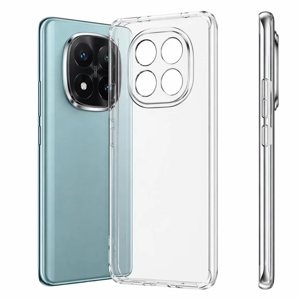 Redmi Note 15 Pro 5G Uyumlu Kılıf Şeffaf Kamera Korumalı 3D ürün görseli 1