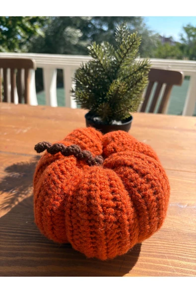 UNİCORNS Örgü Bal Kabağı, Halloween Kabağı, Dekoratif Bal Kabağı, Süs Bal Kabağı ürün görseli 1