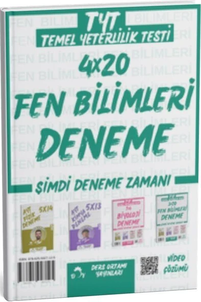 Ders Ortamı TYT Fen Bilimleri 4 Deneme Tamamı Video Çözümlü Ders Ortamı Yayınları ürün görseli 1