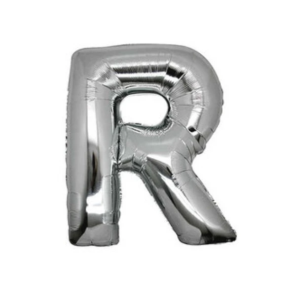 Folyo Balon Harf R 40 inç Gümüş P1 ürün görseli 1