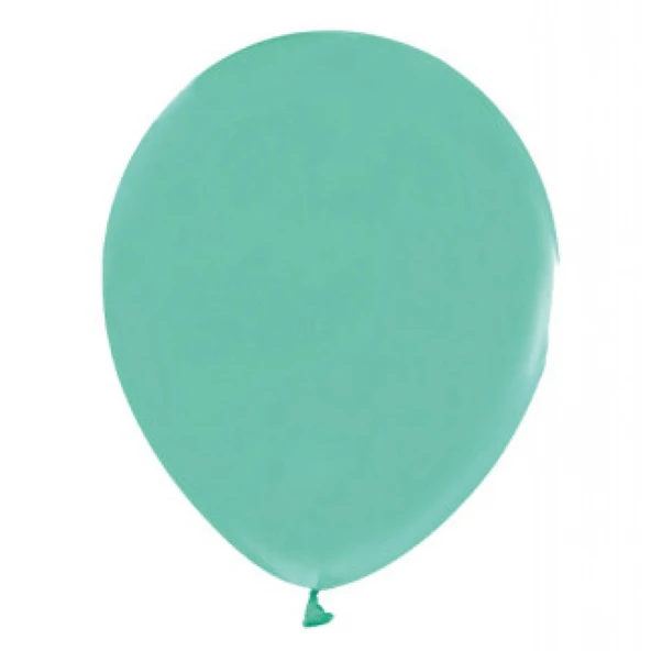 Balon Düz Pastel(makaron.pudra Balon)12 inç Su Yeşili 100'lü ürün görseli 1