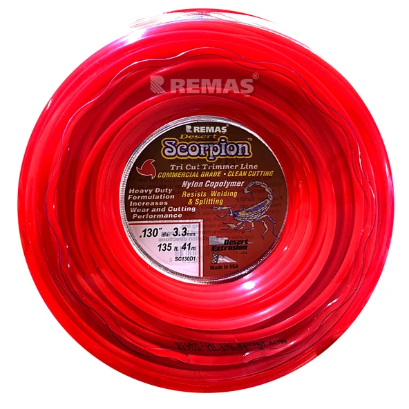 Scorpion Akrep Misina 3.3mm 41m Kırmızı 3 Köşe ürün görseli 1
