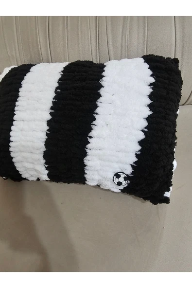 Petipeti Taraftar yastığı Beşiktaş 30×50 cm ürün görseli 1