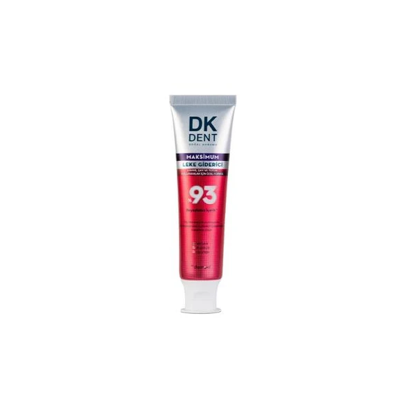 Dkdent % 93 Beyazlatıcı İçerik Maksimum Leke Giderici Diş Macunu 75 ml ürün görseli 1