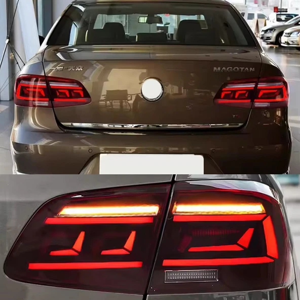 vw passat b7 uyumlu 8.5 dizayn ledli stop lambası ürün görseli 1