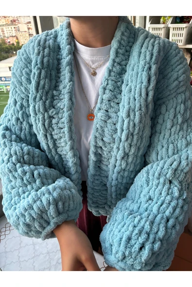 thedesigninsidef Alize puffy hırka ürün görseli 1