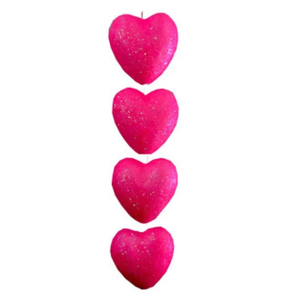 Ortasüs Kalp Sarkık Pembe 12li Pk1 Set ürün görseli 1
