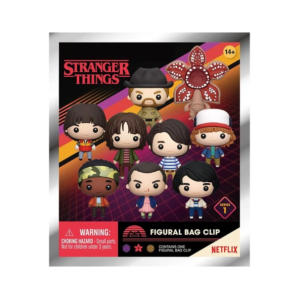 MONO32500 Monogram Stranger Things Klipsli Figür Seri 1 24lü display - Resim 2
