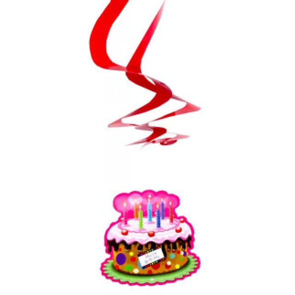 Orta Süs Yukardan Asmalı Happybırthday 6'lı ürün görseli 1