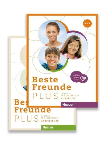 Beste Freunde PLUS A1.1: Kursbuch und Arbeitsbuch + Interactive Version & App ürün görseli 1