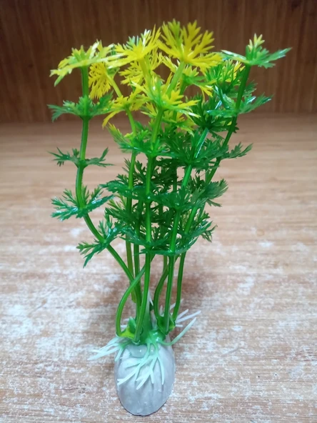 YAPAY AKVARYUM BİTKİSİ 10 CM ürün görseli 1