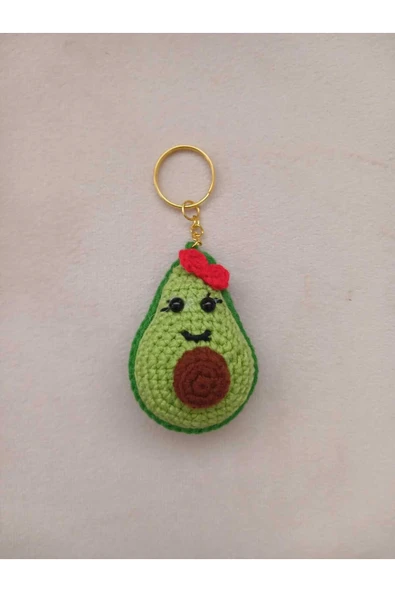 Store Avokado Anahtarlık - Amigurami El Örgüsü Anahtarlık ürün görseli 1