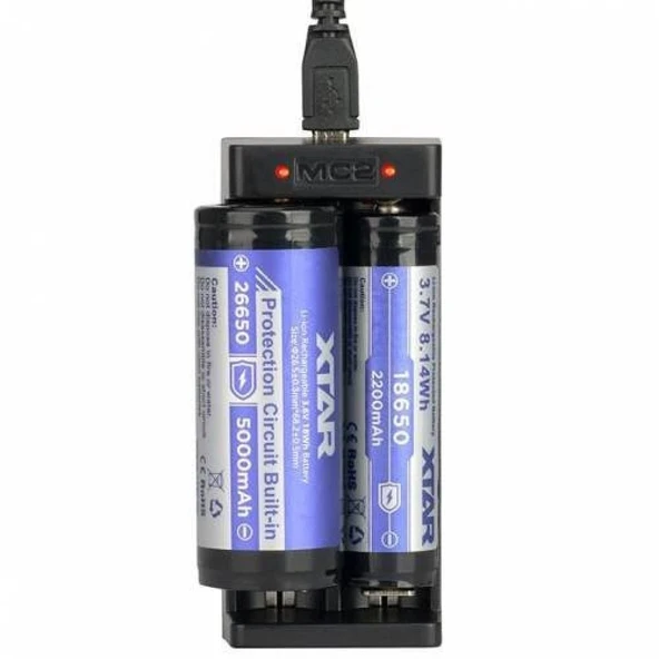 Xtar Mc2 İkili Li-ion Pil Şarj Cihazı ürün görseli 1