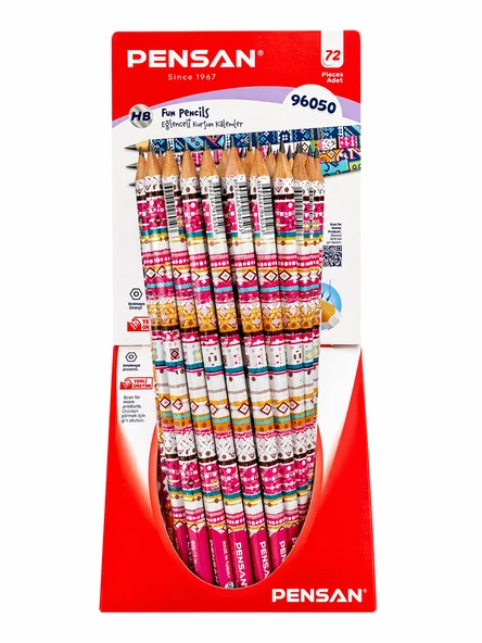 PENSAN KÜLTÜREL DESENLİ KURŞUN KALEM (96050) ürün görseli 1