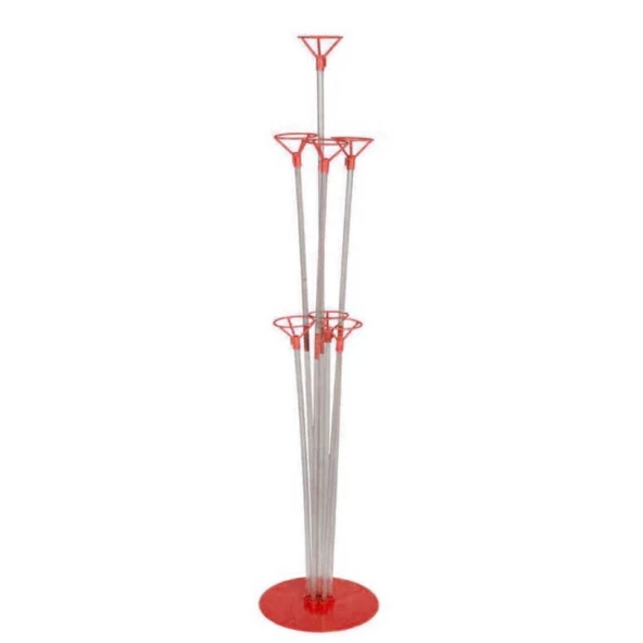 Balon Süsleme Standı 75 cm Kırmızı - Resim 2
