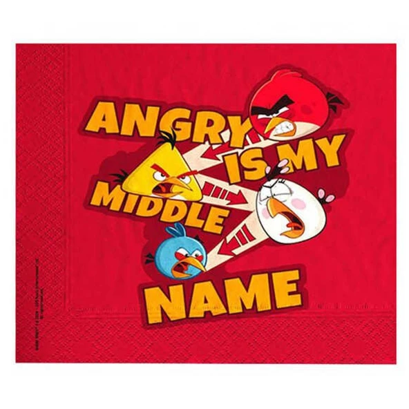 Angry Bırds Peçete 16'lı ürün görseli 1