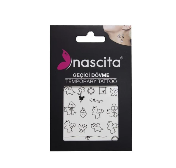 Nascita Geçici Yüz Dövmesi Unicorn Temalı ürün görseli 1