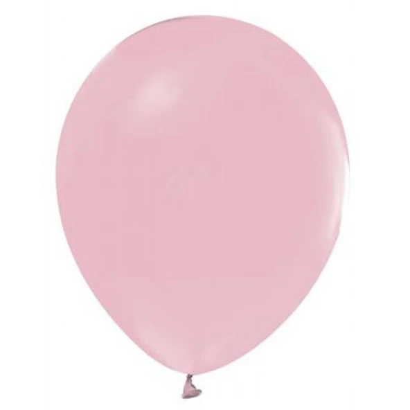 Balon Düz Pastel(makaron Balon) Bebek Pembe 100'lü ürün görseli 1