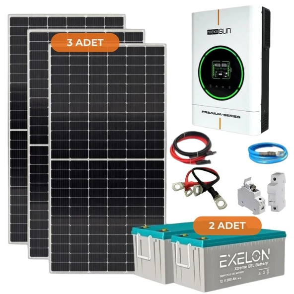 Yapı Solar 4 Kw Hazır Solar Enerji Paketi EXE-200-4 ürün görseli 1