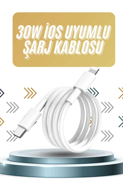 IOS Tüm Serilerle Uyumlu 30W Hızlı Şarj Aleti 11 12 13 14/Pro Max Mini Plus - Lisinya ürün görseli 1
