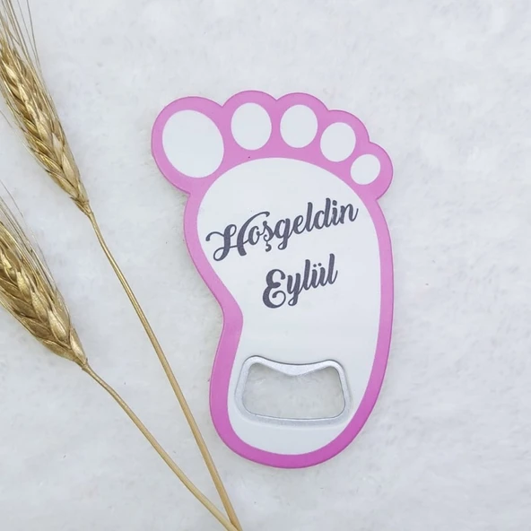 Ayak Açacak Magnet 11x8 cm Uv Kız Bebek Magnetleri Bebek Şekeri(30 Adet) ürün görseli 1