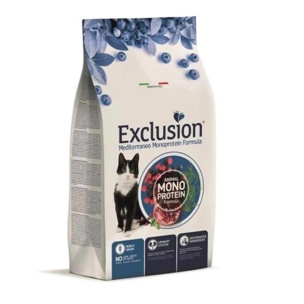 Exclusion Monoprotein Sığır Etli ve Narlı Düşük Tahıllı Yetişkin Kedi Maması 12 Kg ürün görseli 1