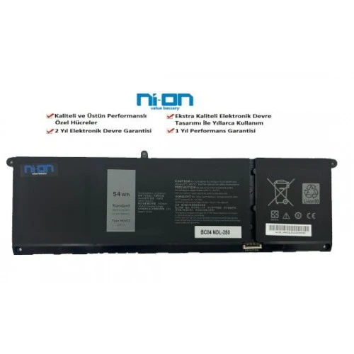 Ni-on Dell Vostro 5620 uyumlu Laptop Notebook batarya pil ürün görseli 1