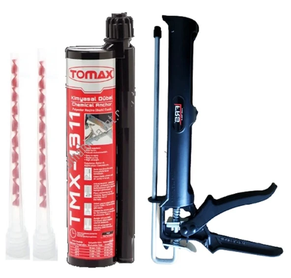 Tomax Tmx-1311 Epoksi Kimyasal Dübel 345 Ml + Sert Plastik Tabancası ürün görseli 1