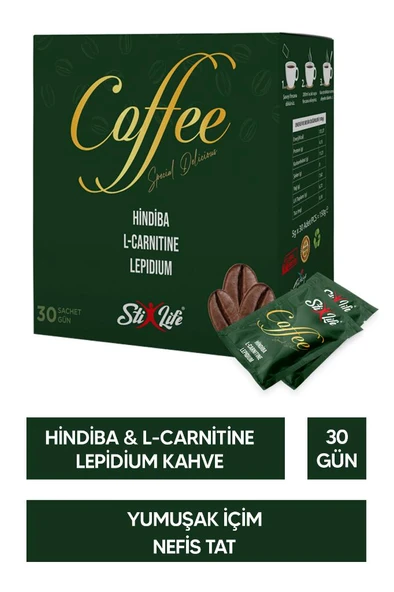 StixLife Hindiba L-Carnitine Lepidyum Kahvesi 30 Günlük Kullanım ürün görseli 1