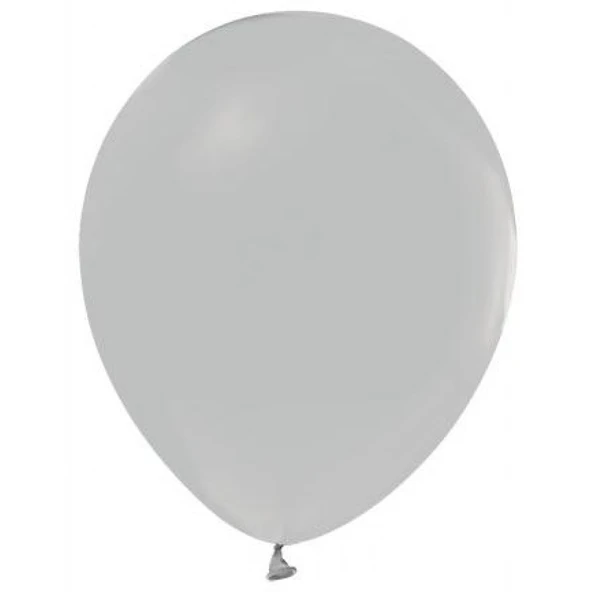 Balon Düz 12" Gri 100'lü ürün görseli 1