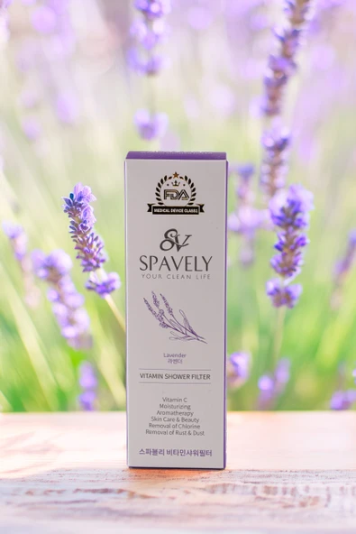 Spavely Duş Filtresi Lavanta Esanslı - Klor Ve Kireç Karşıtı, Kokulu, C Vitaminli 150 Gr ürün görseli 1