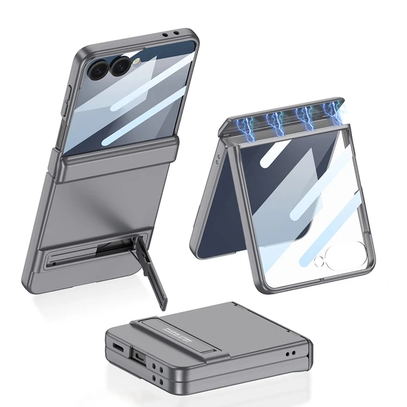 Z Flip 7 Kılıf Kıpta Standlı Kapak ürün görseli 1