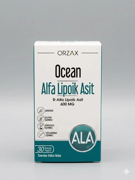 Ocean Alfa Lipoik Asit 600 mg 30 Tablet ürün görseli 1