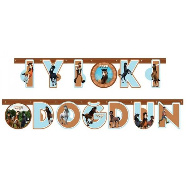 Doru At İyiki Doğdun Set ürün görseli 1
