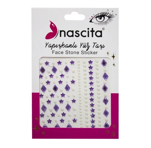 Nascita Yapışkanlı Yüz Taşı Mor ürün görseli 1