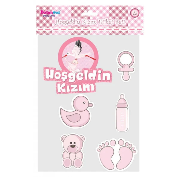 Hoşgeldin Kızım Stıcker Set ürün görseli 1