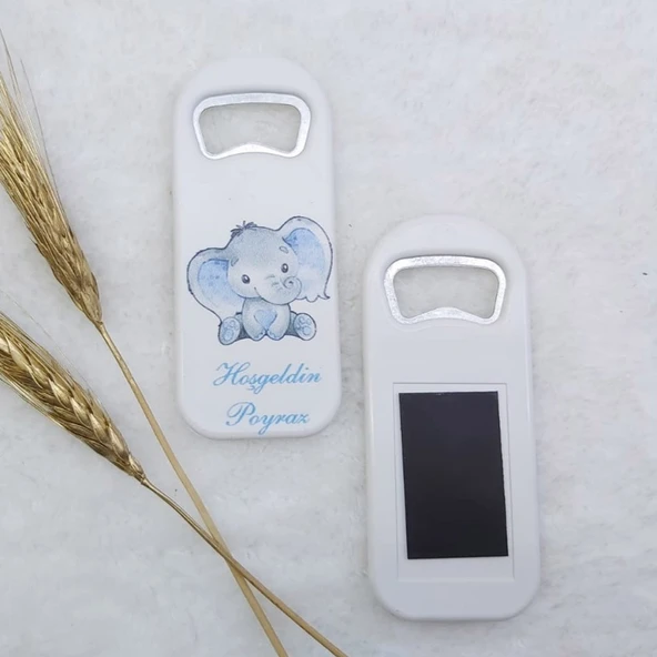Fil Baskılı Dikey Açacak Magnet 4,5x10,5 cm Uv Erkek Bebek Magnetleri(30 Adet) ürün görseli 1