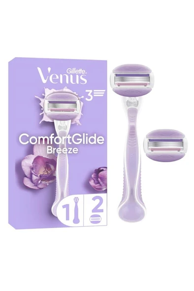 Gillette Venus Venüs Comfortglide Breeze Kadın Tıraş Bıçağı 2 Yedek Başlık ürün görseli 1