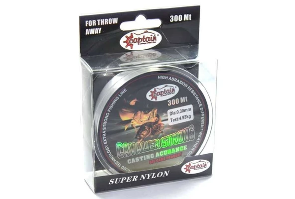Captain Cavalier Strong 300mt Monofilament Misina Beyaz  Standart 0.40 MM ürün görseli 1